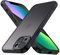 Mugust Matte Case for iPhone 13, Shockproof Military Grade Drop Protection, Frosted Translucent Back IPhone Cover, Anti-Fingerprint for IPhone 13 (Black, iPhone 13)
