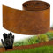 Vehipa Bordo per prato da giardino in acciaio corten, 5 m x 20 cm, con griglia per giardino, in acciaio corten, bordatura per aiuole per decorazione lawn, 1 paio di guanti inclusi