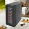Apriltop 12 Flaschen Weinkühlschrank, 33L Weinkühler Kühlschrank mit LED Anzeige, Mini Kühlschrank mit Glastür, Temperaturbereich 12-18℃, für Haus, Büro, Hotel