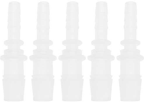 YINETTECH Lot de 5 Raccords de Tuyau de 6 à 10 Mm Adaptateur en Plastique de 54 Mm de Long Compatibles avec Les Buses eau Froide.