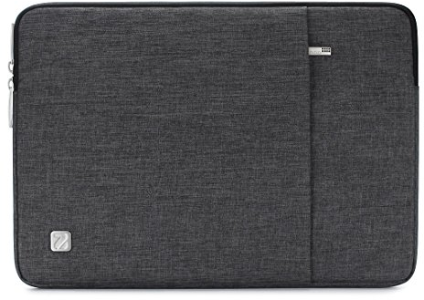 NIDOO 12-13 Zoll Wasserdicht Laptop Sleeve Case Hülle Tasche für 13 iPad Pro M4 / 12,9 iPad Pro M2 / 13 MacBook Pro M3 M2 / Air M2 / Surface Pro 10 / Surface Laptop Go 3/13,4 XPS 13,Dunkelgrau