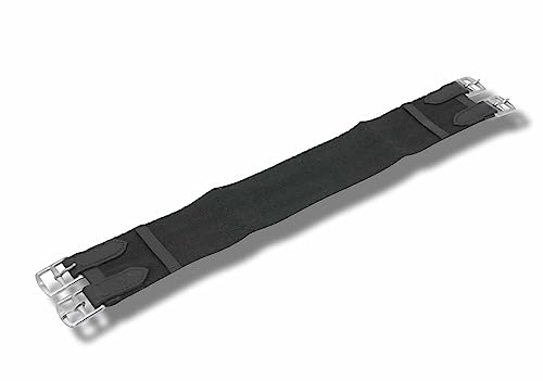 AMKA Sattelgurt Baumwolle Kurzgurt, schwarz, 60 cm lang