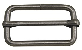 wuuycoky Gun Farbe Metall Schiebetür Bar tri-glides wire-formed Roller Pin Schnallen Schieber, Inner length:1.5,Inner width:0.8,10Pcs