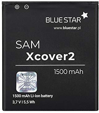 Bluestar Akku Ersatz kompatibel mit Samsung S7710 Galaxy Xcover 2 1500 mAh Austausch Batterie Accu EB484659VU