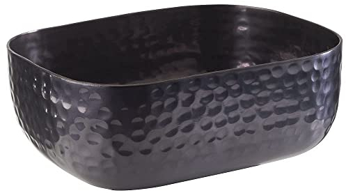 APS Ciotola alluminio con superficie martellata color canna di fucile per piatti freddi e caldi, 15,5 x 12,0 cm, 0,7 litri.