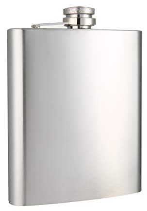 TOX TANEAXON 18 oz Silver Whiskey Hip Flask for Liquor