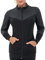 AMZSPORT Damen Laufjacke Sportjacke Langarm Trainingsjacke Sweatjacke mit Tasche Für Yoga Fitness Schwarz XXL