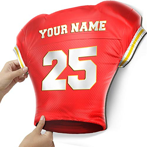 Trikotlampe für Kansas City Fans aus Holz - personalisierbares Geschenk - schenke dein individuellen Kansas City Fanartikel aus Echtholz