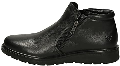Valleverde Scarpe Uomo Sneakers Stivaletto in Pelle Nera 36837-NERO