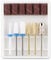 Professional Nail Drill Bits - Diamond Ceramic Nail Drill Bits for Acrylic Nails,Diamond Carbide Clean EFile Remove Gel Nail Bits Nail Drill Bits 3/32 Inch (6Pcs Drill Bit Set)