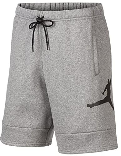 Nike Jordan Herren Jumpman Air Fleece Shorts, grau/schwarz, X-Klein