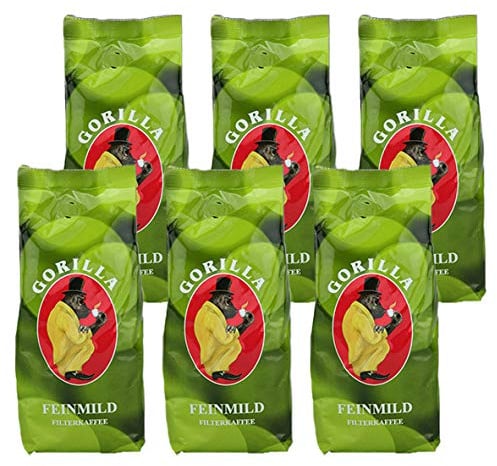 Gorilla Feinmild, 500g gemahlen / 6er Pack