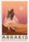 KKMM Arrakis Dune Sandworm Frank Herbert Poster Retro Leinwand Wandkunst Wohnzimmer Schlafzimmer 50 x 75 cm