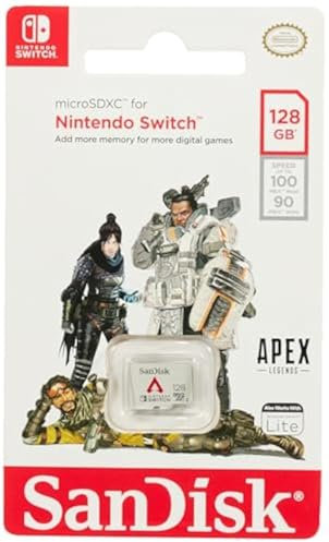 SanDisk 128GB microSDXC UHS-I Card for Nintendo Switch Apex Legends