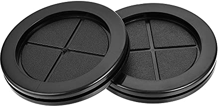 sourcing map Rubber Grommet Round Double-Sided Mount Dia 70 mm for Wire Protection 4pcs