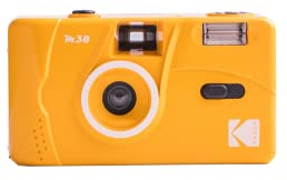 KODAK DA00236 - Fotocamera riutilizzabile KODAK M38-35 mm, obiettivo, flash integrato, batteria AA, colore: Giallo