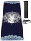 LaiEr Yogamatte, rutschfeste, umweltfreundliche Trainingsmatte mit Tragegurt, dicke Übungs- und Trainingsmatte für Yoga, Pilates und Fitness (183 cm x 61 cm x 6 mm) blue flower