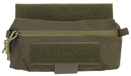 OAREA Tactical Abdominal Mini Dump Drop Pouch Fanny Pack Mini Dangler IFAK EDC Storage Bag for FCPC V5 MK3 JPC AVS Plate Carrier Vest (Color : VE-75-ACC-03-RG)