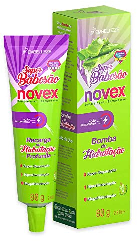 NOVEX Aloe Vera Recharge Leave In 80 g Flüssigkeitszufuhr Wärmeschutz Glätte Reparieren