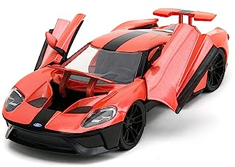 Jada Toys - Pink Slips Modellauto 1:24 Ford GT (2017) - großes Spielzeug-Auto (20,3 cm) aus Metall mit Gummireifen und Teilen zum Öffnen, Auto für Erwachsene und Kinder ab 8 Jahre