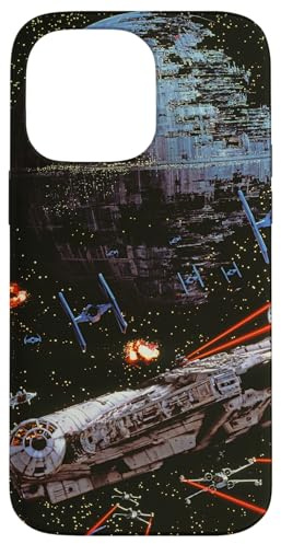 Star Wars Return of the Jedi Death Star II Battle Black Case for iPhone 14 Pro Max