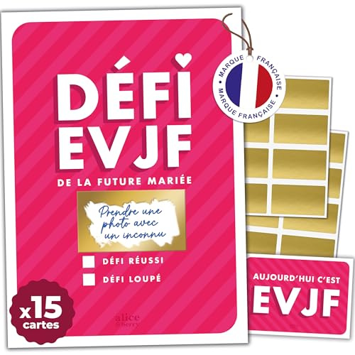 15 Rubbelkarten EVJF Herausforderungen – Spiel für Junggesellinnenabschied – lustige Aktivität für zukünftige Braut – Fotos Selfies Erinnerungen Team Bride