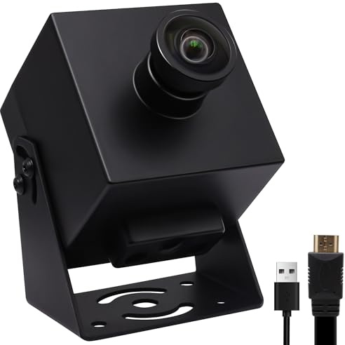 MMlove Cámara web HDMI USB 4K 30FPS H.264, zoom digital 2X, gran angular de 100°, USB/HDMI, doble salida, PC, streaming, cámara web, USB, Plug & Play, para Linux, Windows, Android, Mac, Raspberry Pi