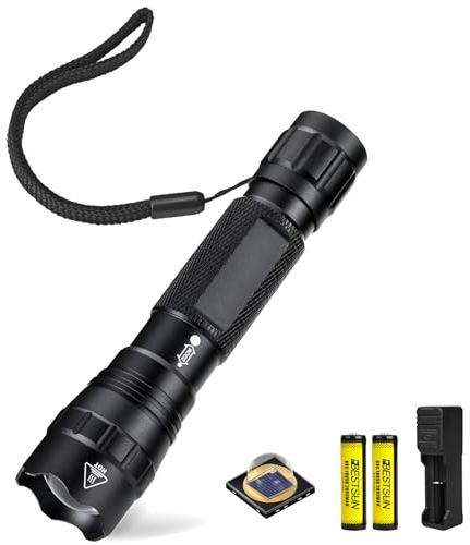 XLENTGEN Infrarot Taschenlampe 940nm 5W IR Taschenlampe - Muss mit Nachtsichtgeräten Funktionieren - Zoombares IR Torch Light für Nachtsicht