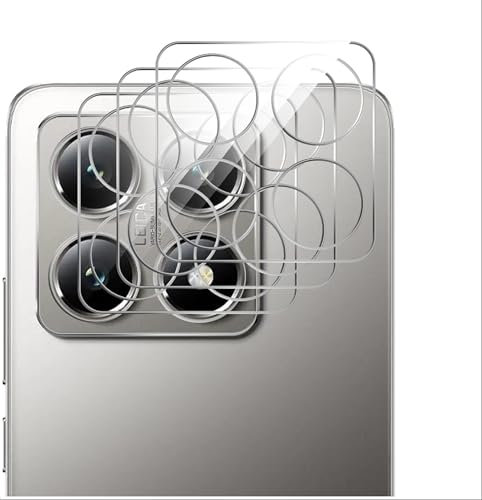 GIOPUEY Pellicola Fotocamera Compatibile con Xiaomi 14T, [3 Pezzi] 3D Vetro Temperato [Altamente Trasparente] Protezione Fotocamera per Xiaomi 14T