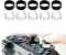 10pcs Joystick Protector, Silicone Invisible Joystick Protective Ring Compatible with Steam Deck Xbox Switch Pro PS5 PS4 Game Controller Accessories (black, white)