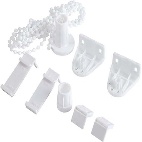 Fixation pour Store Enrouleur, Ensemble de Accessoires pour stores enrouleurs(17 mm/PVC/sans percage) Fixation pour Store Enrouleur pour Store fenetre Store Enrouleur etc