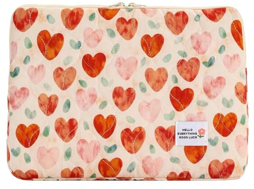 Housse Chromebook - Étui Chromebook | Manchon d’Ordinateur | Housse pour Ordinateur Portable 14 Pouces | Pochette pour Ordinateur Portable | Étui pour Ordinateur Portable 14 Pouces à Fleurs Mignonnes