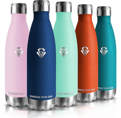 HoneyHolly Botella agua Acero Inoxidable, Botella Termica - 750ml sin BPA, Botella de Agua Deportiva, Doble Pared al Vacío a Prueba de Fugas, Cantimplora Termica para Gimnasio