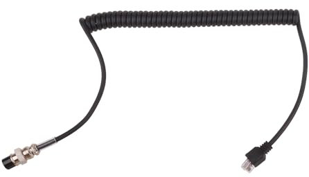 Woedpez Cavo microfono altoparlante bidirezionale 8 poli su cavo altoparlante RJ45 per FT-847 FT840 FT-1000 FT-2000 FT920 FT950