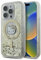 CG MOBILE Hello Kitty HKHMP16XLGDIH Hülle für iPhone 16 Pro Max 6.9 weiß und Gold Liquid Glitter Fever