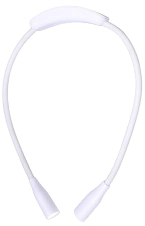 Neck Book | USB wiederaufladbare Augenschutz LED-Buchlampe - Lange Lebensdauer USB-Nachtlicht zum Lesen, Stricken