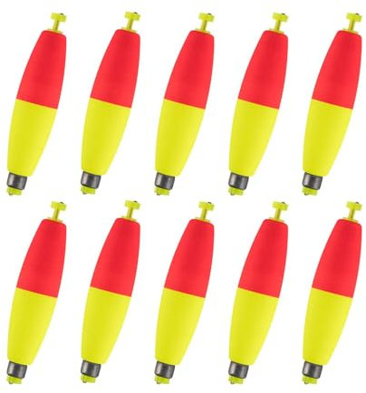 Schieben Sie Wagen für R, Wagen und Bobbs | Schwerer EVA-Schaum Bobbers Schwimmkörper – Ausrüstungsset mit 10 x Zubehör für Crappie, Blau, Panfish, Forelle, Wels,