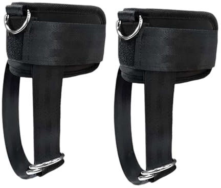 LeeQinersw 2Pcs Ankle Straps for Dumbbells Cable Machine Attachments for Outdoor Men