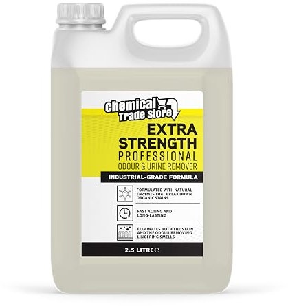 Chemical Trade Store - Professional Odour & Urine Remover 2.5L - Enzyme-Based Cleaner for Pet & Household Smells - Eliminates Stains & Bad Odours from Carpets, Upholstery & Hard Floors