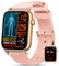 2025 Smartwatch Donna con 𝐆𝐥𝐢𝐜𝐞𝐦𝐢𝐚, HRV+ECG, 1,83 Smart Watch Orologio con Bluetooth Chiamate, SpO2, Cardiofrequenzimetro, Sonno, 145+ Sport, IP68 Notifiche Messaggi Android iOS Rosa Chiaro