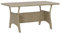 Myheimly Gartentisch Grau 120x70x66 cm Poly Rattan 3002730de