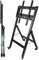 zktoermn Supporto TV Mobile Su Ruote, Carrello TV Portatile Per TV Da 26 A 55 Pollici Altezza Regolabile Carrello Per Conferenze Con Schermo Pubblicitario Max 50 Kg Per Streaming Live(445x460x990mm)