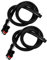 2 Pièces Tuyau de Gonflage pour Kayak Paddleboard Lot de Accessoires avec Adaptateurs Tuyau Inflateur Durable pour Équipements Gonflables Connexion Sécure Résistante