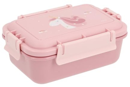Tutete Caja o Set Bento 780+380ml sin BPA para Microondas | magical unicorn | Set bento con fiambreras de 780 ml y 380 ml, herméticas y sin BPA. Aptas para microondas y lavavajillas. Cierre seguro