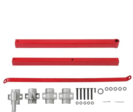 Socobeta 600kg Heavy Duty Electric Hoist Mounting Bracket with Adjustable Telescopic Arm for Scaffold Lifting