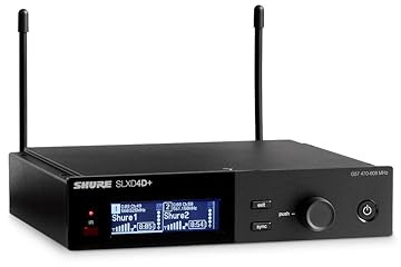Shure SLXD4D+ Dual-Channel Digital Wireless Receiver