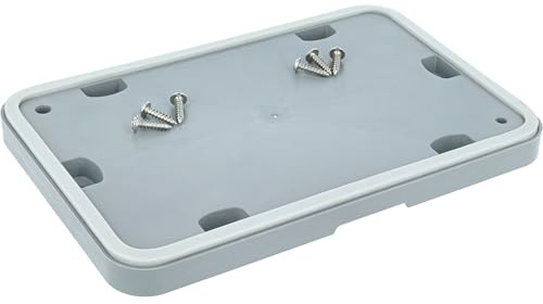 vhbw Ersatzklappe kompatibel mit Bosch WTY88701 | WTY88700/03, WTYH77W0, WTYH7780, WTYH7740, WTYH7701 Wäschetrockner - Inkl. Schrauben, Grau