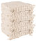 Nicola Spring Cream Seat Cushions - Pack of 6 - French Mattress Dining Chair Cushions Seat Pads Indoor Kitchen Outdoor Garden Patio Chair Pad Dining Bolster Pillow