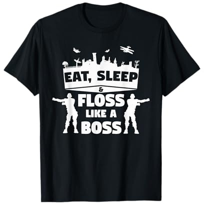 Floss Like A Boss T Shirt Floss Dance Gaming Battle Royale T-Shirt