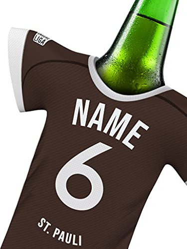 my fan shirt PERSONALISIERTES Trikot passend für St. Pauli Trikot kühler Fans | Flaschenkühler Getränkekühler Fanartikel by MYFANSHIRT.com Kein Original